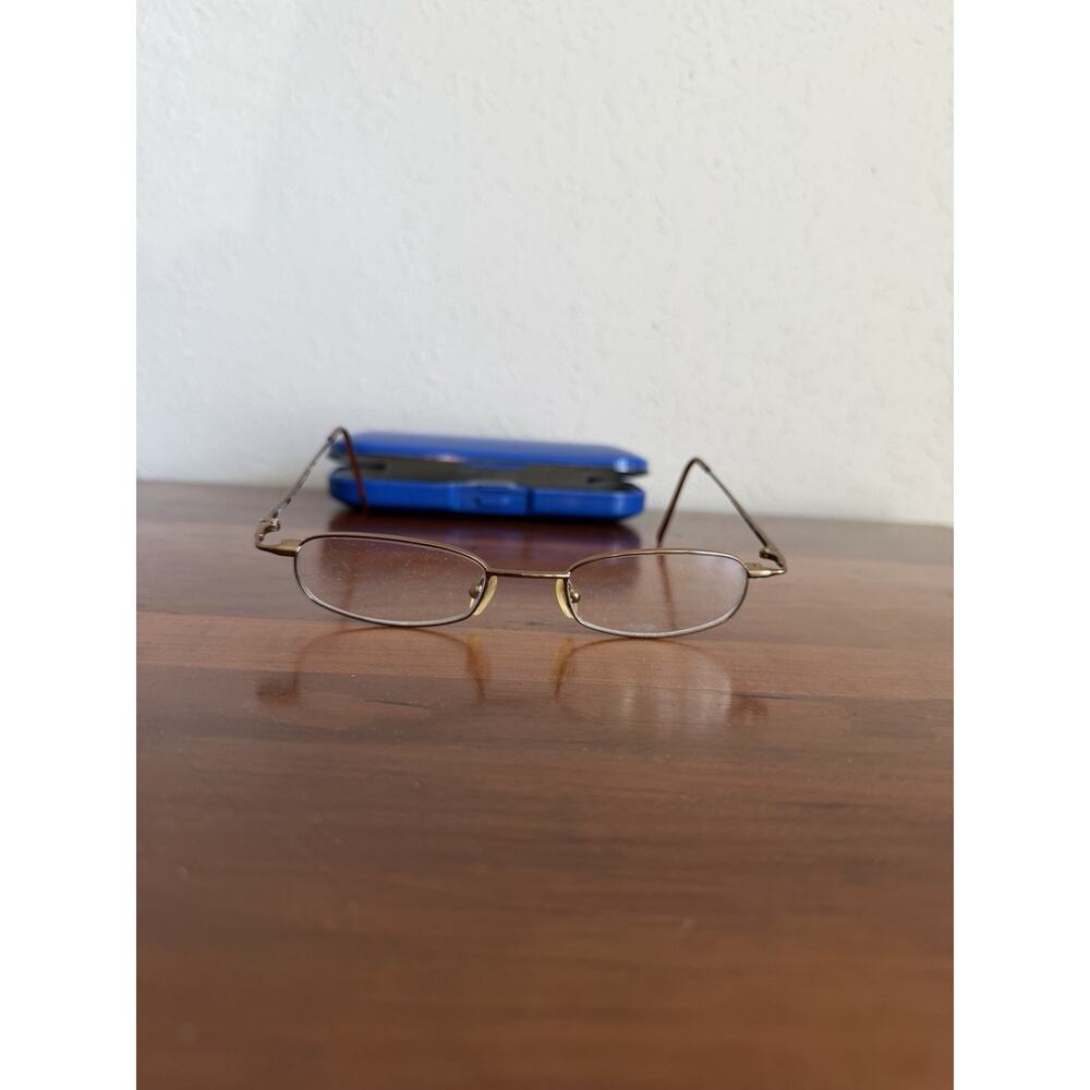 Blue Moon Brown Eye Glasses Eyewear BM315 140mm Frames Full Rim Eclectic Grandpa